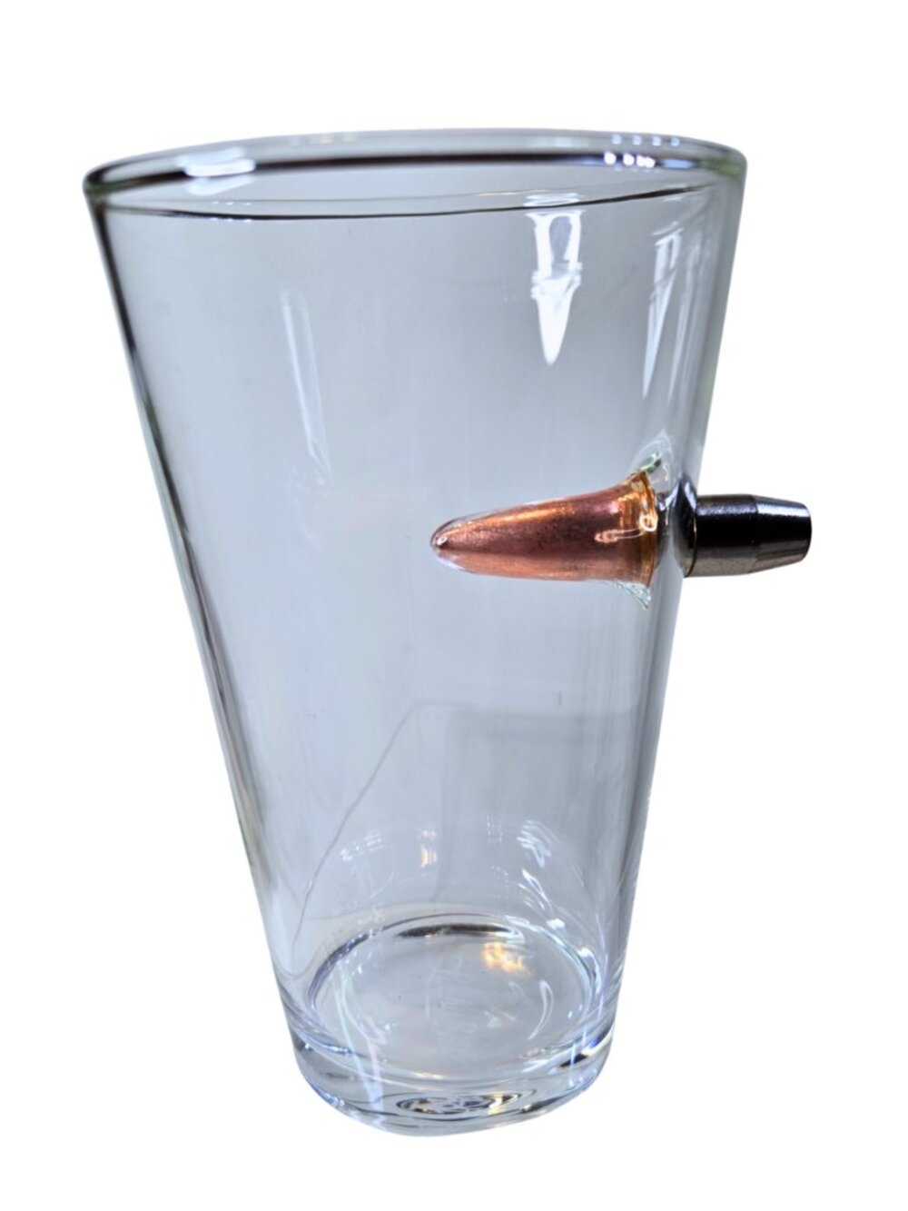 Lucky Shot .50 BMG Projectile Bullet Pint Glass